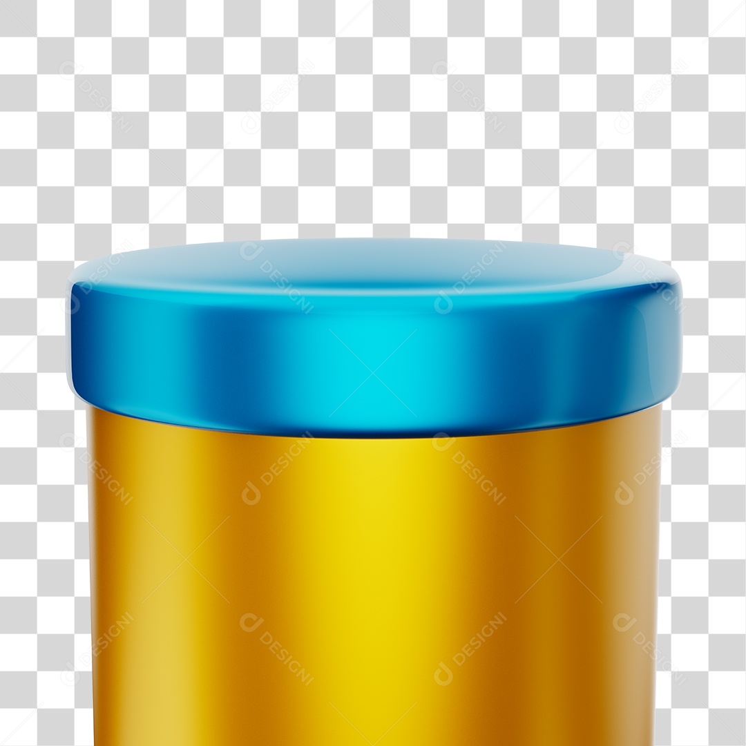 Podium 3D Para Composição PNG