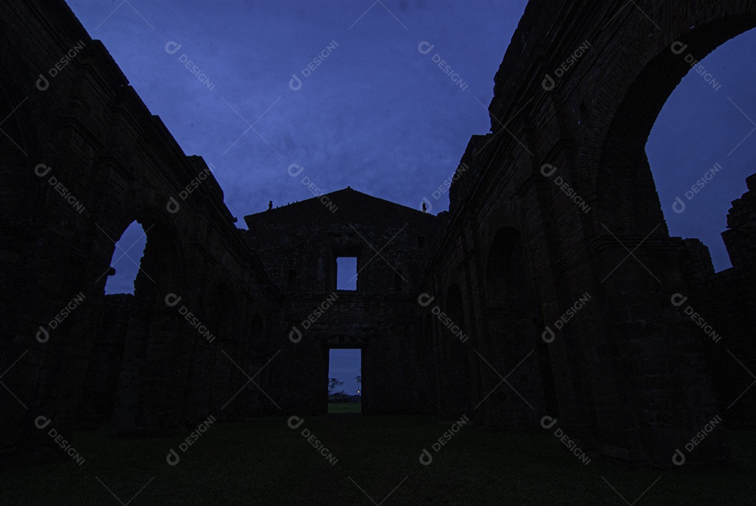 Ruínas de São José das Missões, Rio Grande do Sul, Brasil.