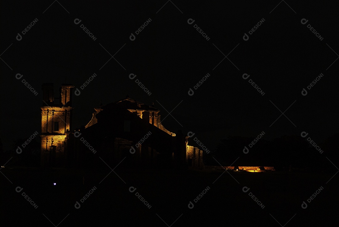 Ruínas de São José das Missões, Rio Grande do Sul, Brasil.