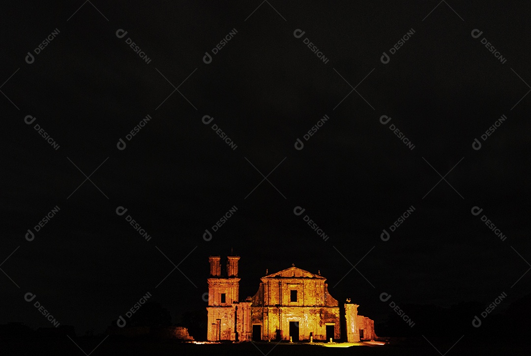Ruínas de São José das Missões, Rio Grande do Sul, Brasil.
