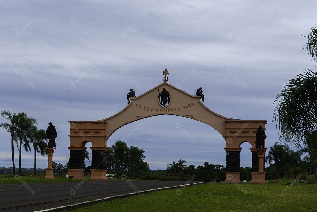 Ruínas de São José das Missões, Rio Grande do Sul, Brasil.