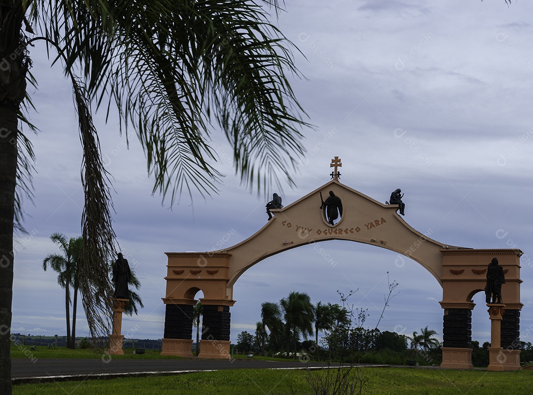 Ruínas de São José das Missões, Rio Grande do Sul, Brasil.