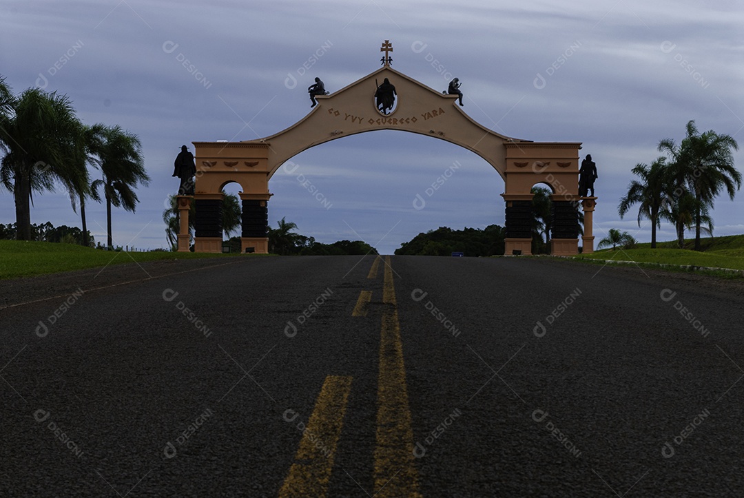 Ruínas de São José das Missões, Rio Grande do Sul, Brasil.