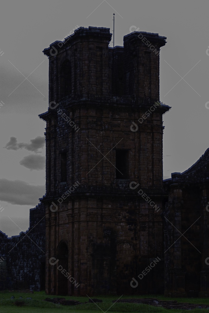 Ruínas de São José das Missões, Rio Grande do Sul, Brasil.