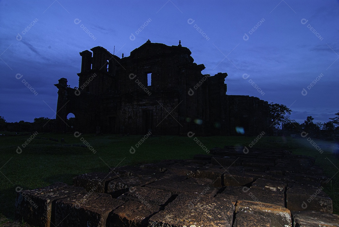 Ruínas de São José das Missões, Rio Grande do Sul, Brasil.