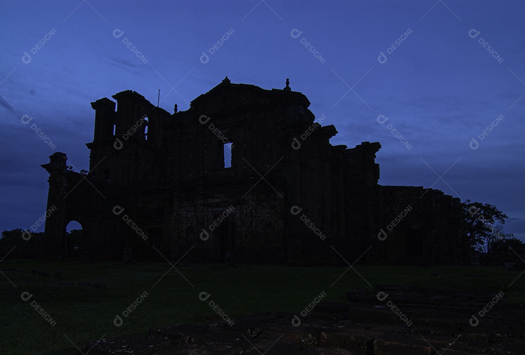 Ruínas de São José das Missões, Rio Grande do Sul, Brasil.