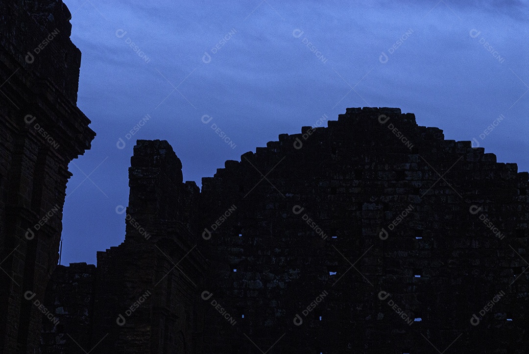 Ruínas de São José das Missões, Rio Grande do Sul, Brasil.