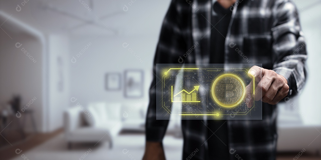 Negociação comercial de moedas criptográficas Bitcoin Trocas Investir Metaverso ações