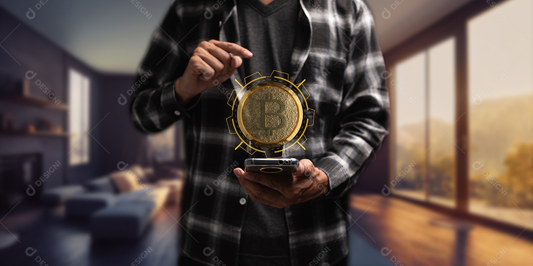 Negociação comercial de moedas criptográficas Bitcoin Trocas Investir Metaverso ações