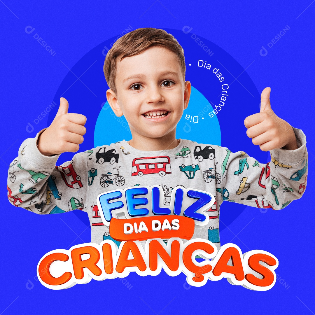 Feliz Dia das Crianças 12 de Outubro Social Media PSD Editável