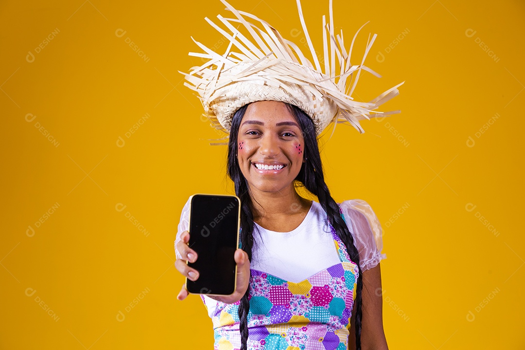 Mulheres jovens garotas usando roupas festas juninas