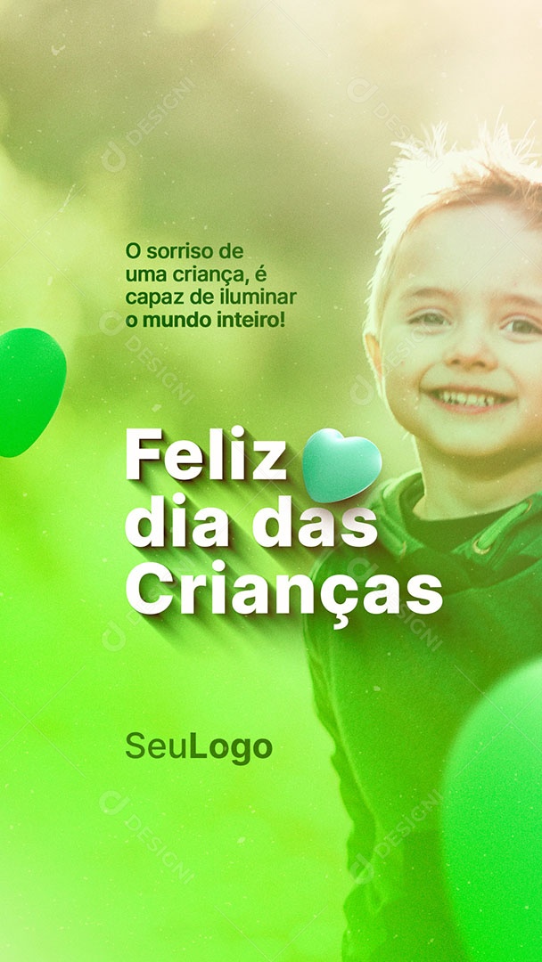 Social Media Feliz Dia Das Crianças 12 de Outubro PSD Editável