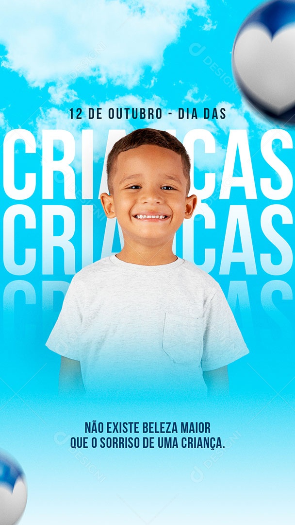 Social Media Dia Das Crianças 12 de Outubro PSD Editável