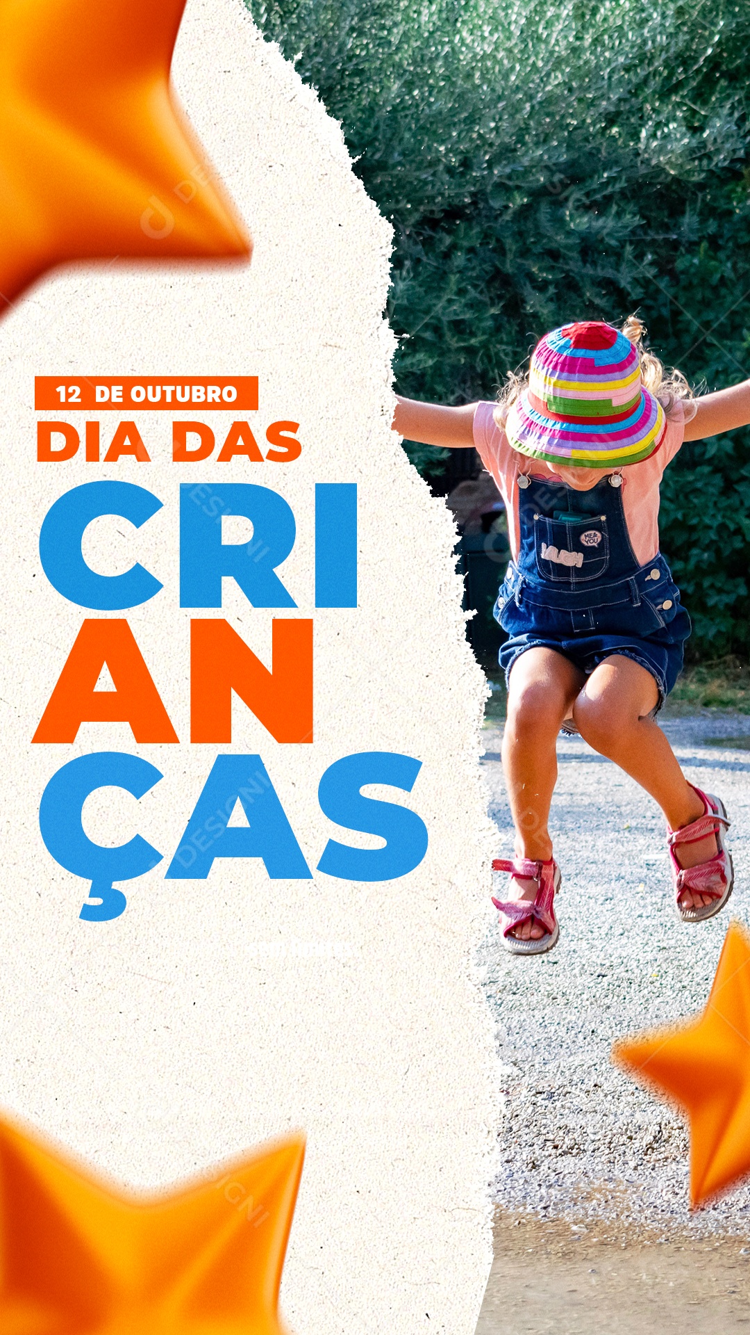 Social Media Dia Das Crianças 12 de Outubro PSD Editável
