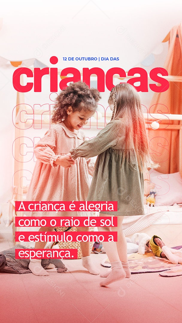 Social Media Dia Das Crianças 12 de Outubro PSD Editável