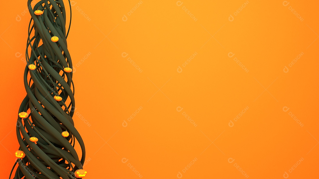 Cenário de Halloween