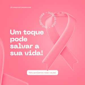 Um Toque Pode Salvar Sua Vida Social Media PSD Editável