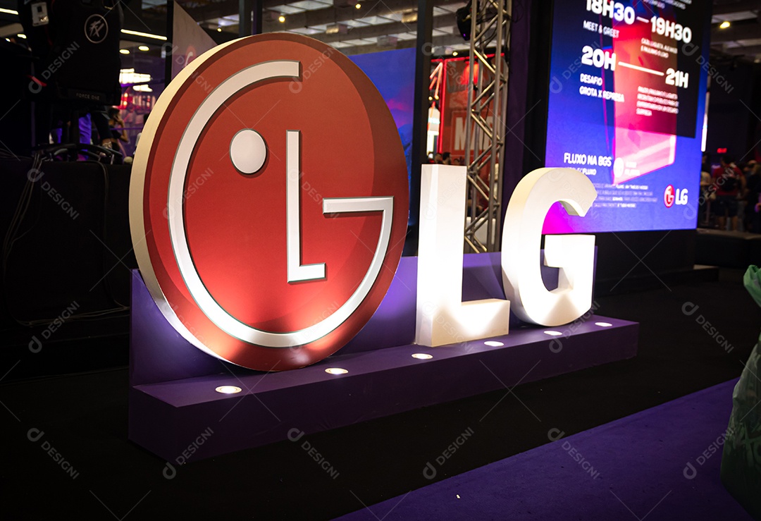 LG Logo na BGS 2022, 11 de outubro de 2022, São Paulo, Brasil.