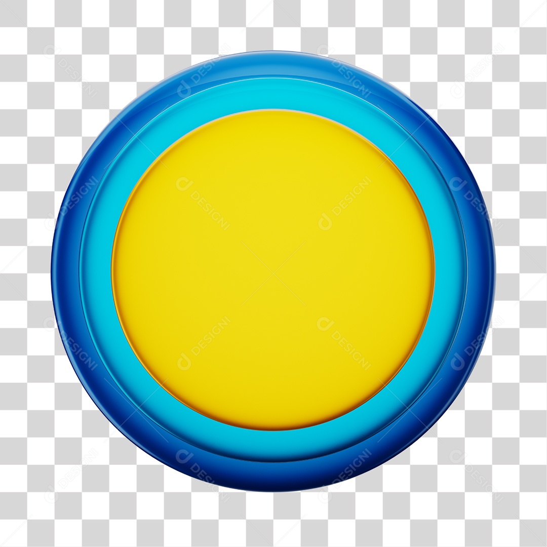 Elemento 3D Painel Colorido Para Composição de Textos PNG