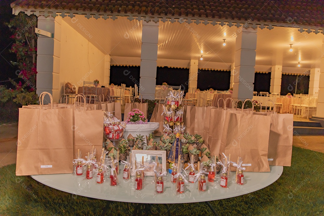 Bolo de festa de casamento