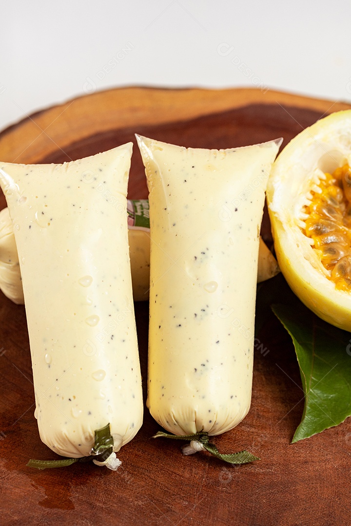 Geladinho gourmet de maracujá