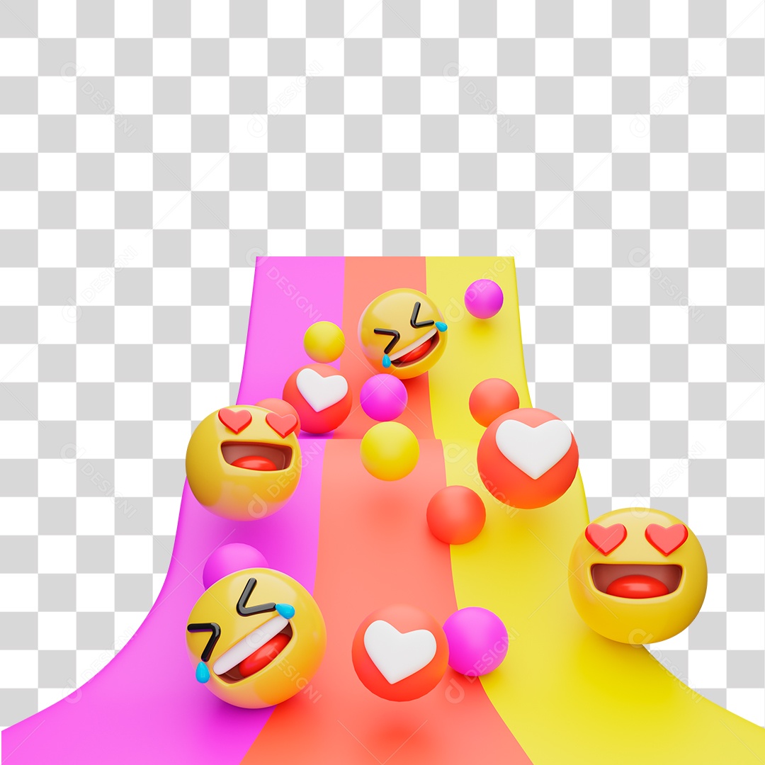 Emoji 3D PNG Transparente