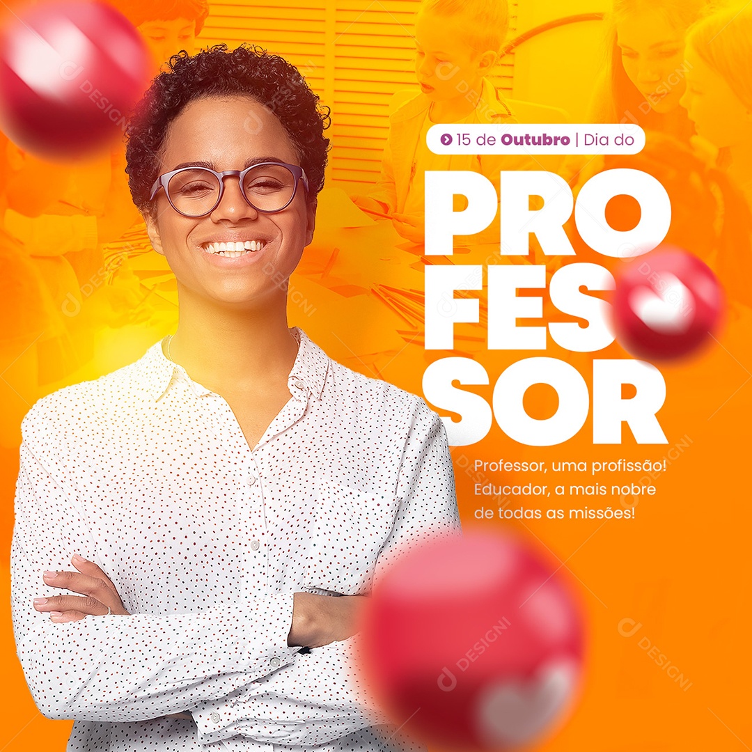Professor Uma Profissão Educador Dia Do Professor Social Media PSD Editável