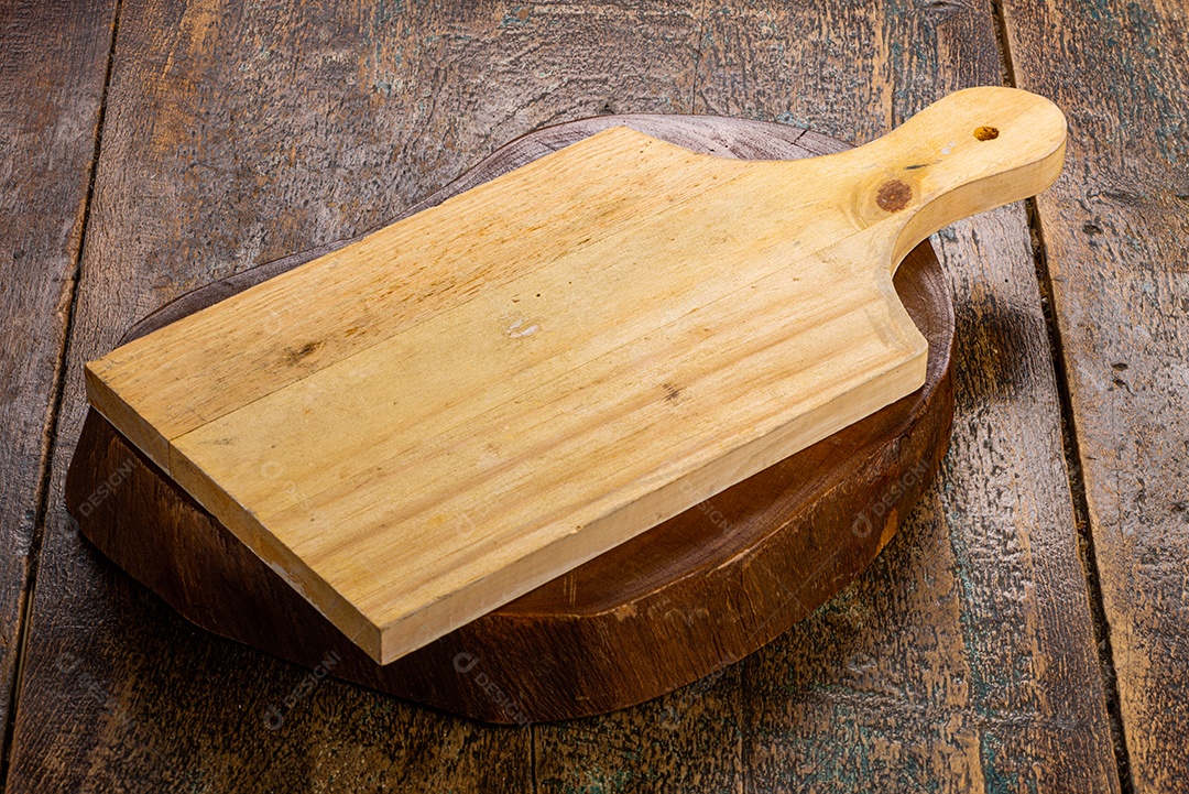 Tabua de madeira de corta carne mesa madeira