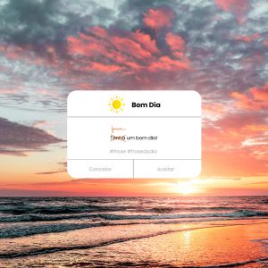Faça um Bom Dia! Social Media PSD Editável
