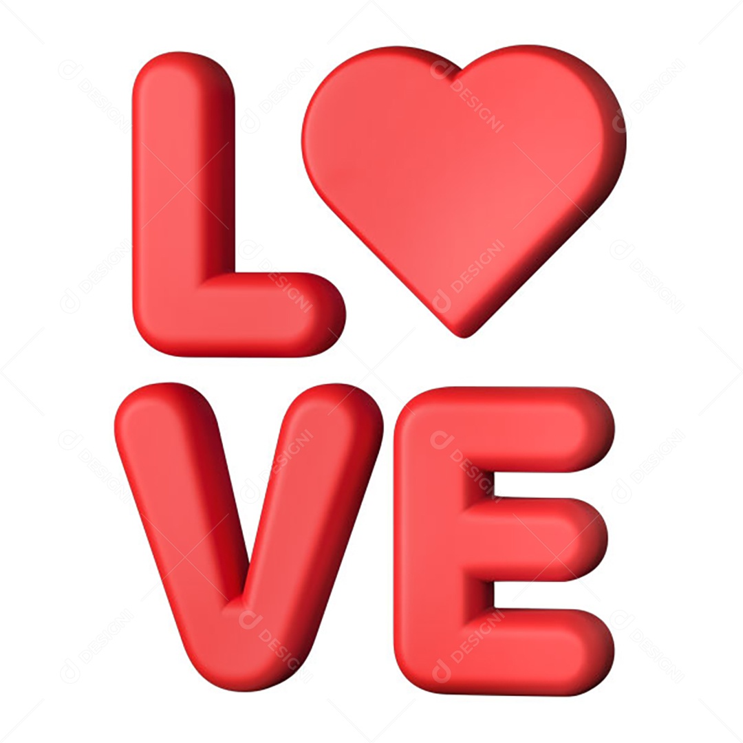 Love PNG Transparente Sem Fundo