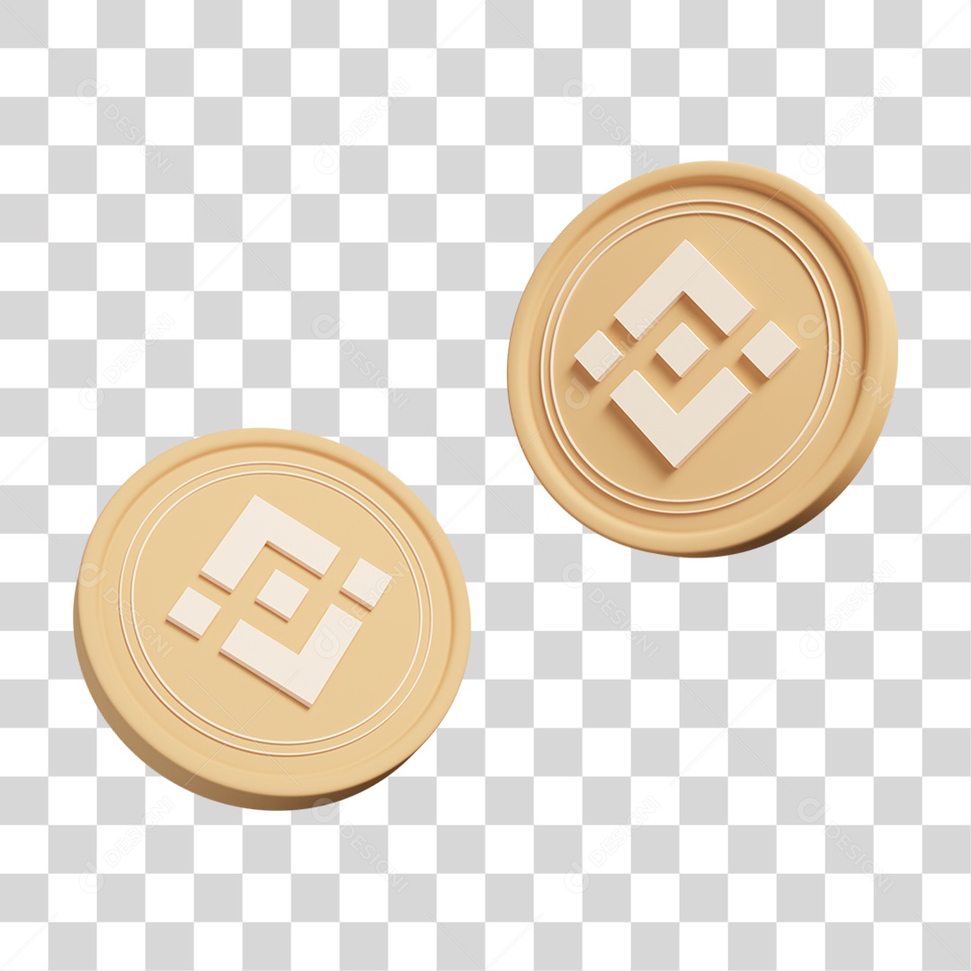 Binance Moedas Dinheiro PNG Transparente