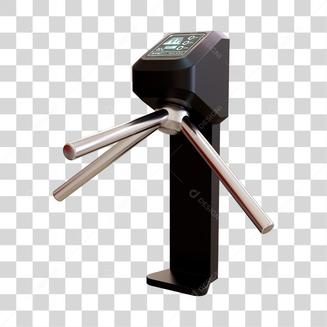 Catraca Com Leitor Biométrico PSD + PNG