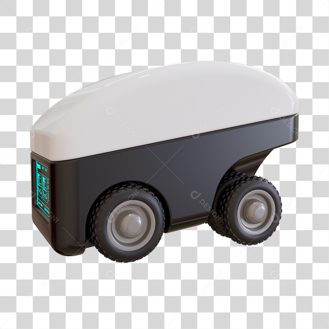 Carro Robô de entrega veículo autômatico inteligente