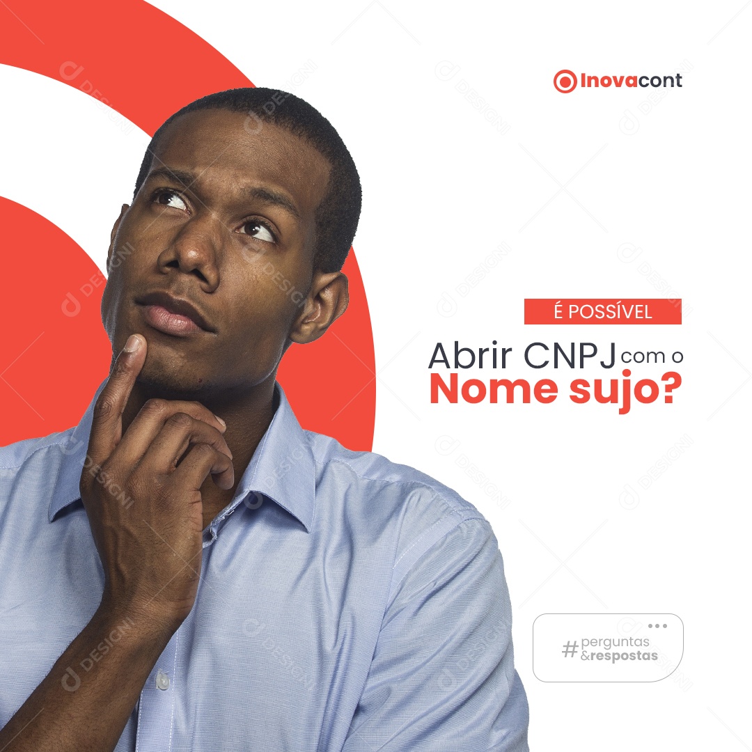 Social Media Contabilidade CNPJ PSD Editável