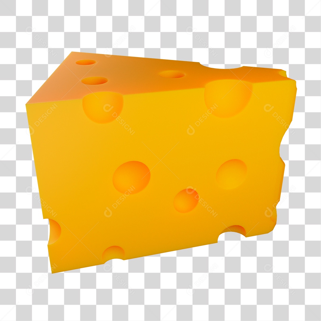 Pedaço de Queijo PNG Transparente