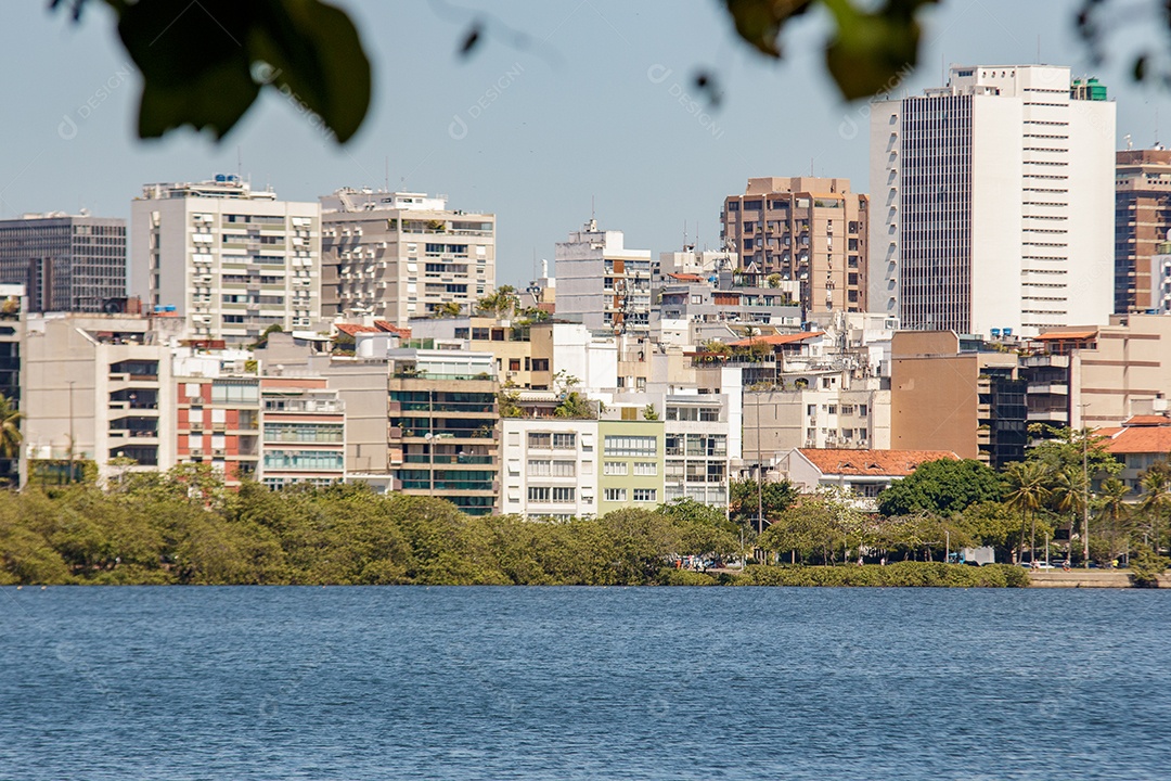 Lagoa Rodrigo de Freitas no Rio de Janeiro.