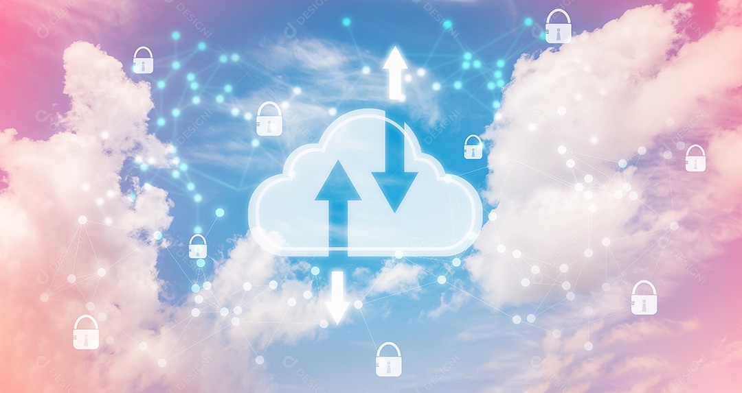 Conceitos de tecnologia de armazenamento de dados em nuvem IA