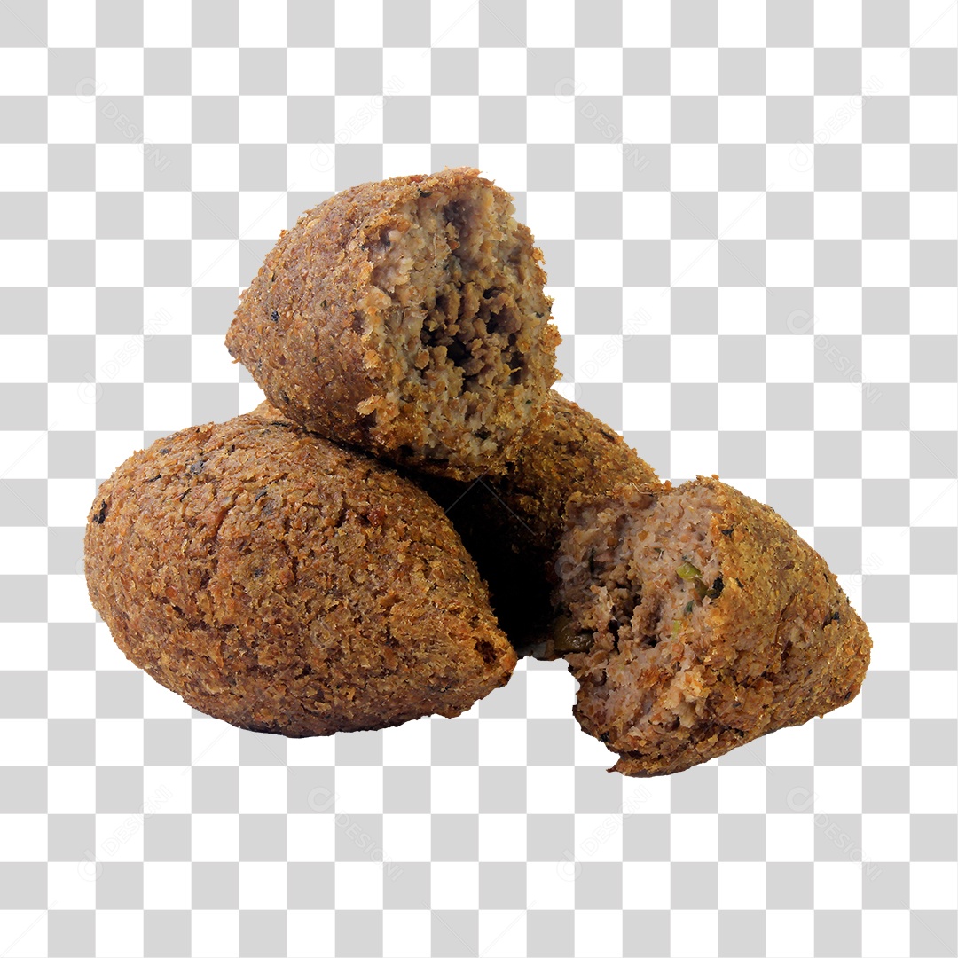Salgados Fritos Quibes de Carne PNG