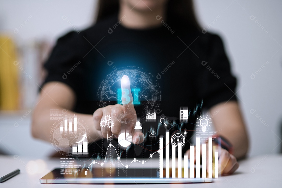 Conceito de negócios, tecnologia, Internet e rede. pessoas trabalhando