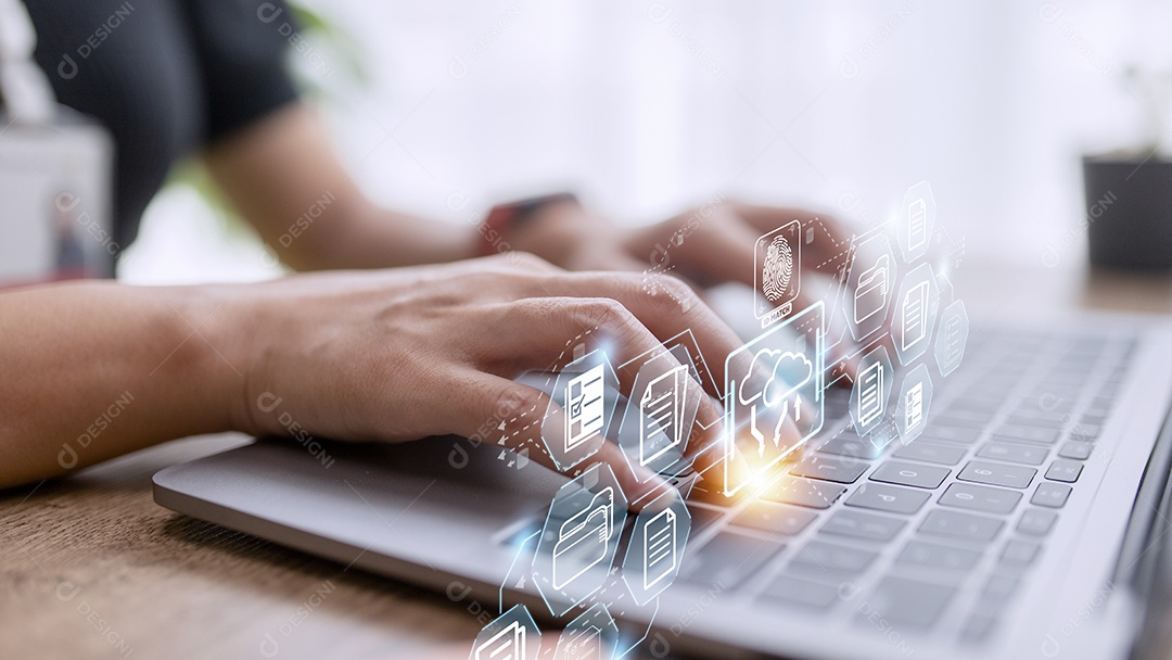 Digitalização de impressão digital e autenticação biométrica. sistema para fazer