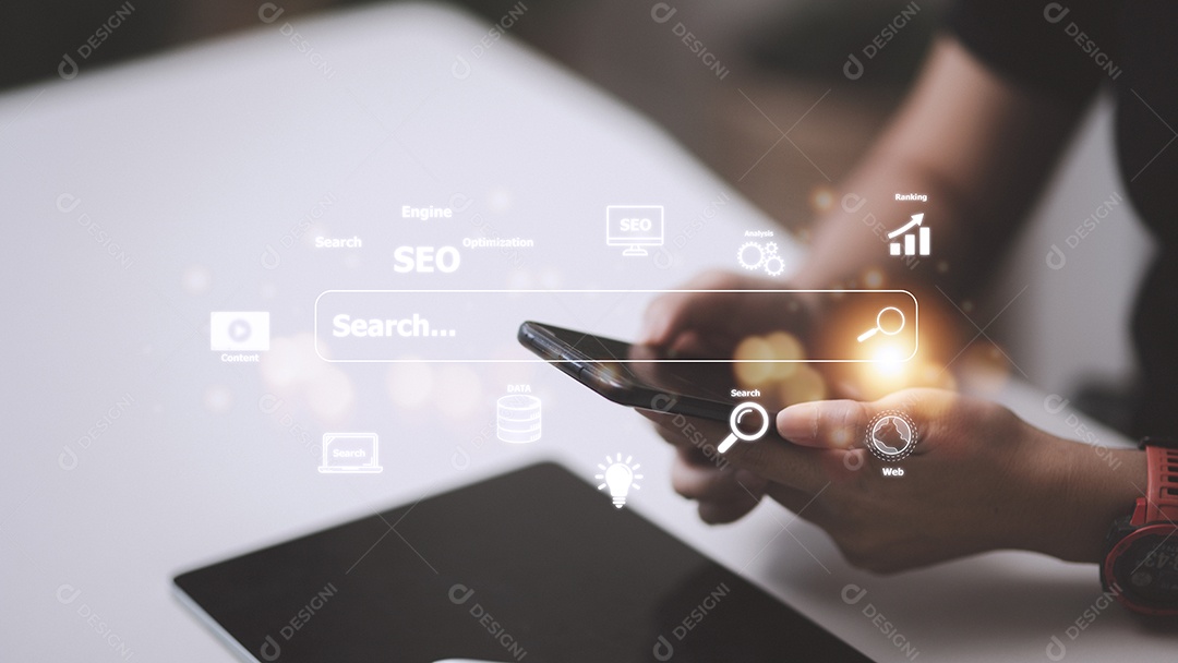 SEO. Motor de Otimização de Busca. Marketing digital online