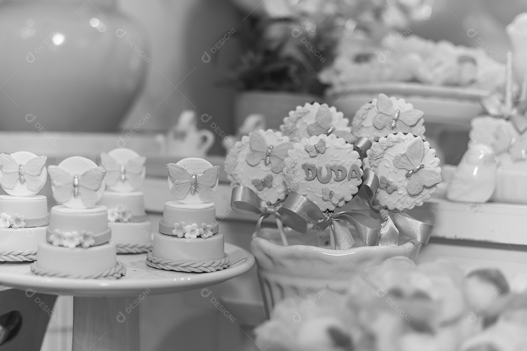 Mesa de aniversario de criança de 1 ano