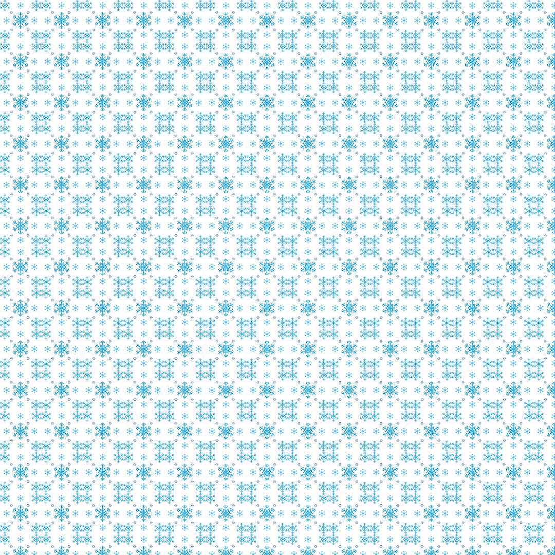 Padrão sem emenda de floco de neve em fundo branco. Semelhança de plantas.