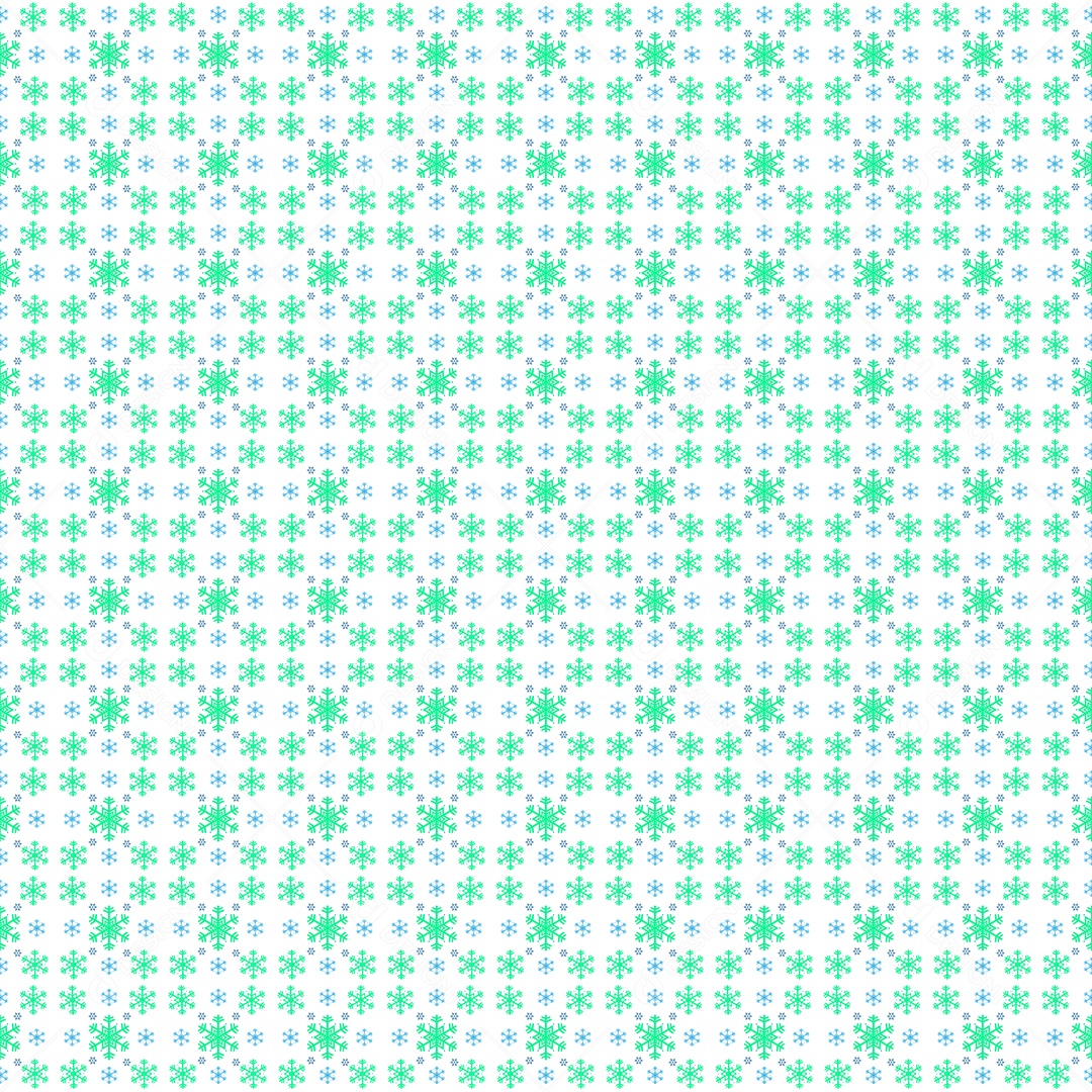 Padrão sem emenda de floco de neve em fundo branco. Semelhança de plantas.