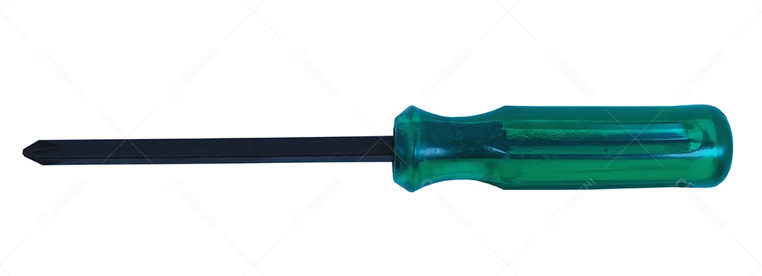 Ferramenta mecânica em um fundo branco.