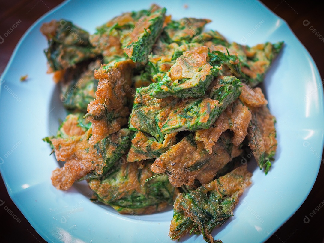 Bolinho de Espinafre e Parmesão.