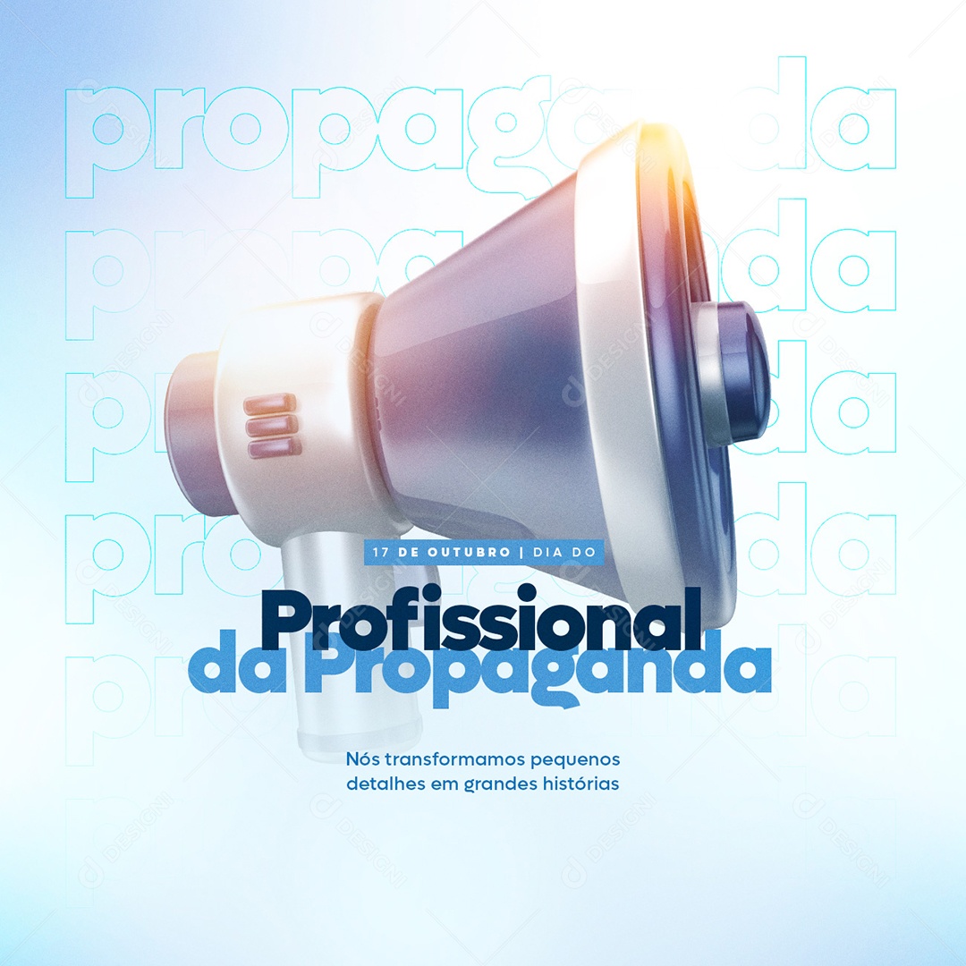 Nós Transformamos Pequenos Detalhes em Grandes História Dia do Profissional de Propaganda Social Media PSD Editável