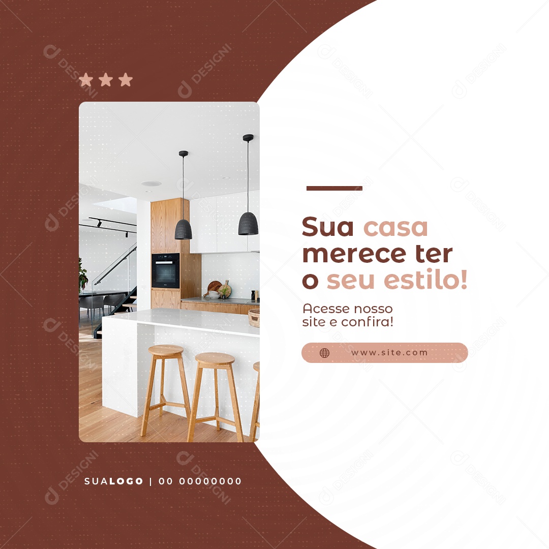 Loja de Móveis Social Media PSD Editável