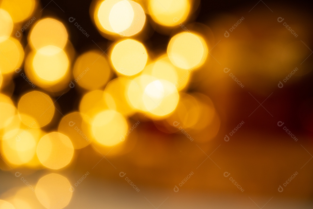 lindo bokeh amarelo com fundo marrom