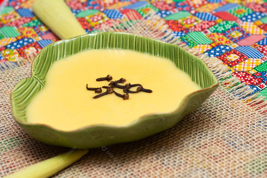 Típico doce de festa junina brasileira